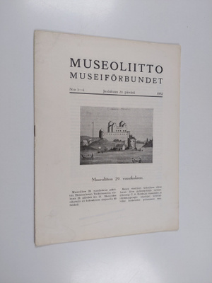 Museoliitto N:o 3-4/1952 (Joulukuun 29.päivänä)