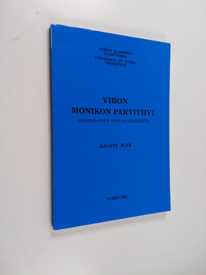 Kalevi Wiik : Viron monikon partitiivi : suomalaisen oppi...
