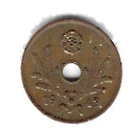 1943 10 PENNIÄ KOLIKKO KÄYTETTY REIKÄ KESKELLÄ - pikkukuva 2
