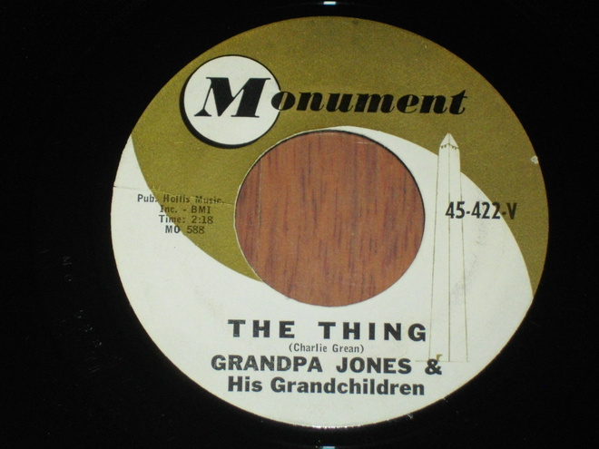 7" GRANDPA JONES - Ladies man - single USA bluegrass EX-