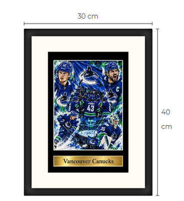 Uusi Vancouver Canucks NHL art print Limited Edition