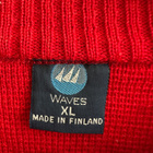 Miesten punainen Waves villapaita XL - pikkukuva 2
