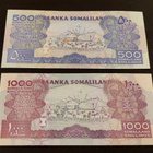 Somaliland 500, 1000 Shillings 2011, UNC - pikkukuva 2
