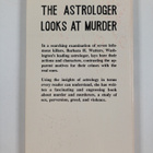 Barbara H. Watters : The Astrologer Looks at Murder - pikkukuva 2
