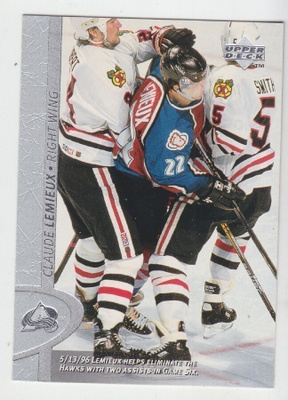 96-97 UD Claude Lemieux