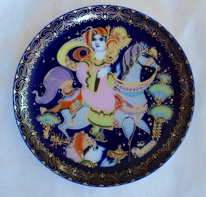 SEINÄLAUTANEN ROSENTHAL B. Wiinblad Aladin ja Taikavalo nr.9