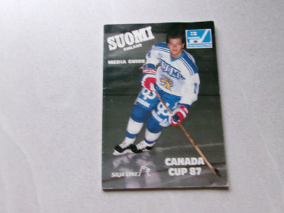 Maajoukkue Media Guide Canada Cup 1987