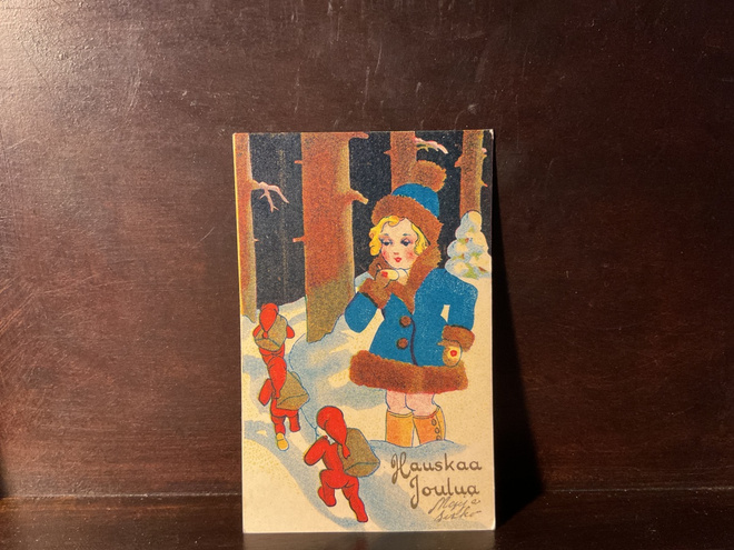 Postikortti ’kaverikortti’ 1930-luvulta