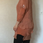 Scarffalla terrakotta silkkitunika M - pikkukuva 3