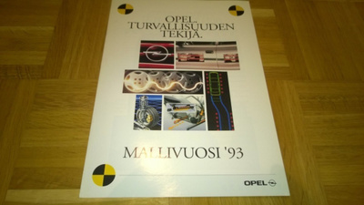 Esite Opel turvallisuus , 1993