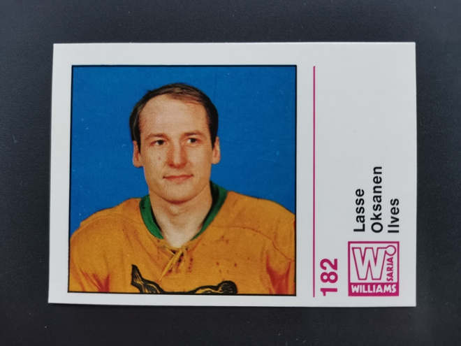 1971-72 Williams #182 Lasse Oksanen Ilves