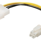 Bandridge Virtakaapeli Molex Uros - P4 Naaras, 0.15m *UUSI* - pikkukuva 3
