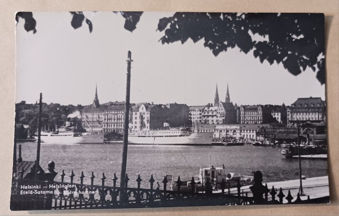 Helsinki, Etelä-Satama, höyrylaivat, vkpk, ei p.