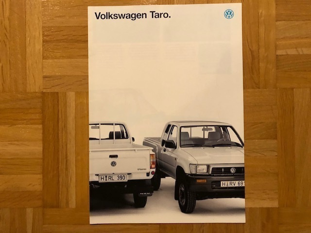 Esite Volkswagen Taro 1990/1991. VW