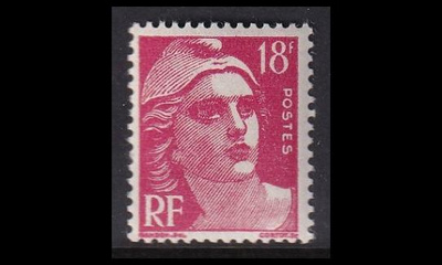 Ranska 905 ** Käyttösarja Marianne 18 Fr (1951)