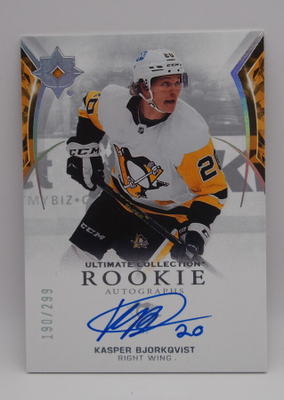 2021-22 Ultimate Rookies auto Kasper Björkqvist /299