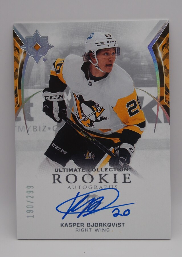 2021-22 Ultimate Rookies auto Kasper Björkqvist /299