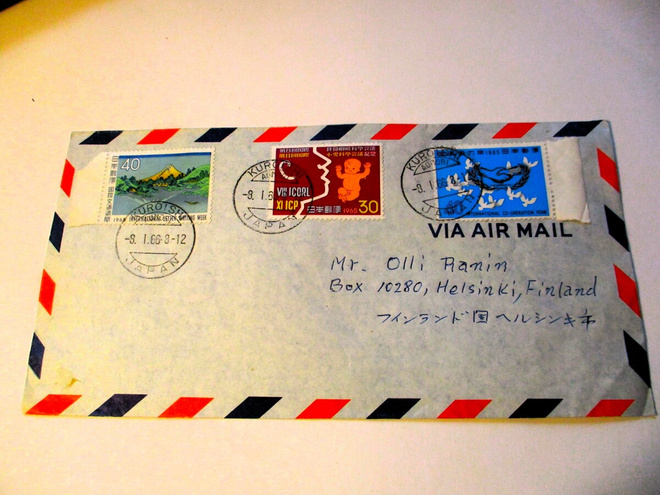 1966 Japani lentopostikuori Hkiin