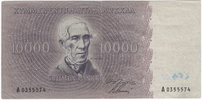 10000 Markkaa 1955 vl.II, kl.4