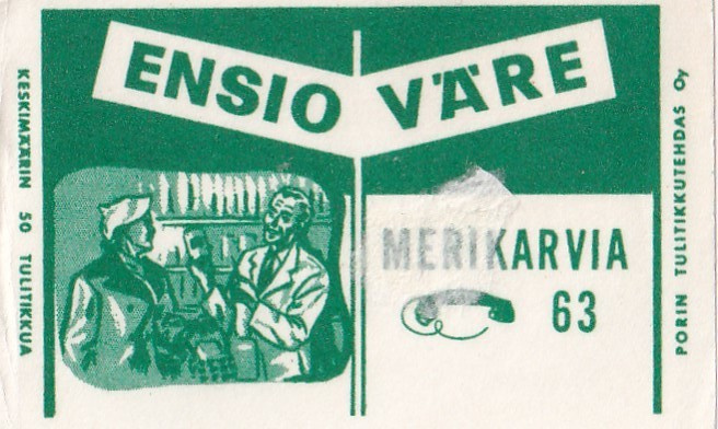 Merikarvia, Ensio Väre   3/16