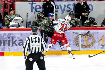 Kim Maastokuvioinen pelipaita Porin Ässät Game Worn