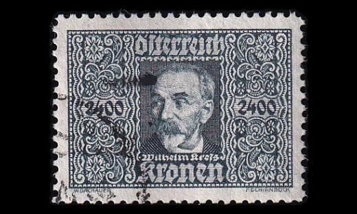 Itävalta 430 o Lentoposti 2400 Kr (1922)