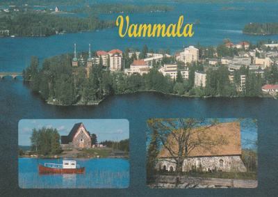 KIRKKOKORTTI - VAMMALA - TYRVÄÄN VANHA KIRKKO JA SASTAMALAN
