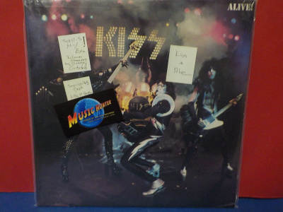 KISS - ALIVE 1ST U.S SEP 10 -75 PRESS M-/EX+ LP