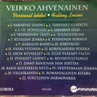 VEIKKO AHVENAINEN-VARISEVAT LEHDET-CD, ACD 225,v.1997 - pikkukuva 2