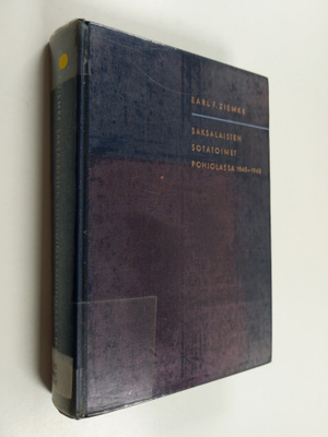 Earl F. Ziemke : Saksalaisten sotatoimet Pohjolassa 1940-...