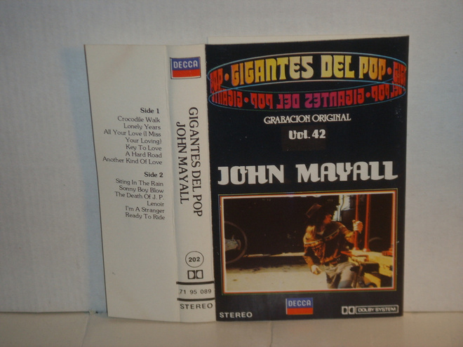 John Mayall C-kasetti GiGantes Del Pop