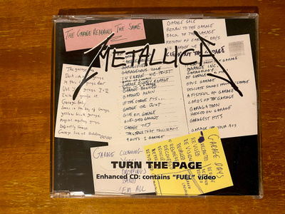 Metallica - Turn the Page Single CD SIngle Contains Fuel
