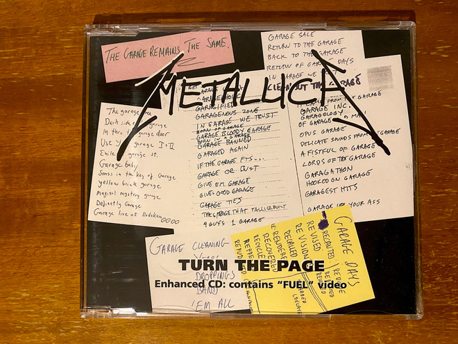 Metallica - Turn the Page Single CD SIngle Contains Fuel