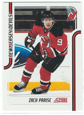 11-12 Score Glossy #285 Zach Parise