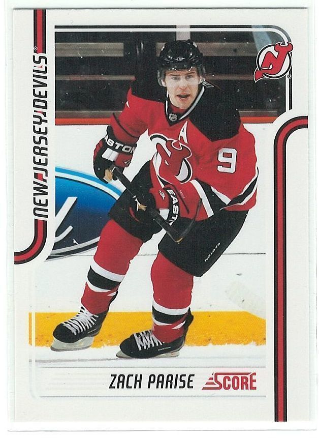 11-12 Score Glossy #285 Zach Parise