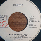 Hector : Ei mittään / Kadonneet lapset. 7" single. - pikkukuva 2