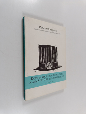 Korkeakoulujen toiminnot, ajankäyttö ja tuloksellisuus