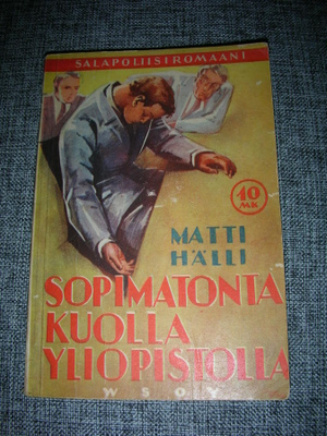 Hälli: Sopimatonta kuolla yliopistolla 1943