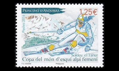Andorra Fr 800 ** Naisten alppihiihton MM-kisat (2016)