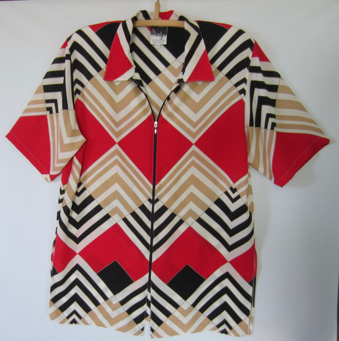 Retro pusero vetoketjulla 36, Merlyn Fashion ( Suuri koko )