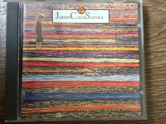 JOHNNY CLEGG & SAVUKA: CRUEL CRAZY BEAUTIFUL WORLD CD 1989