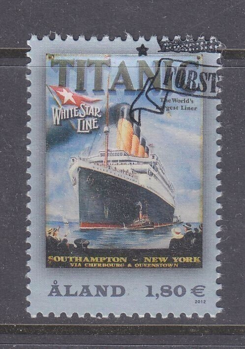 Åland 2012 Titanic ep leimattuna.