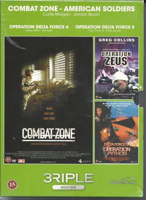 Combat Zone, Operation Delta Force 4 & 5 (3 DVD) UUSI