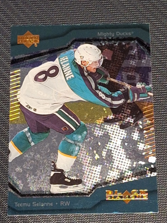 2000-01 Black Diamond #2 Teemu Selanne Ducks