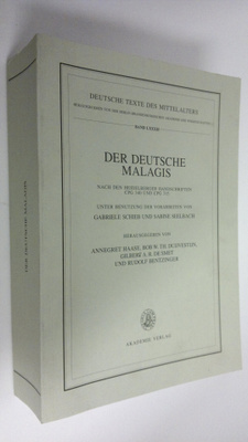 Der deutsche Malagis : nach den Heidelberger Handschrifte...
