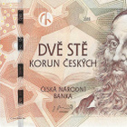 CZECH REPUBLIC 200 KORUN 2018. UNC - pikkukuva 1