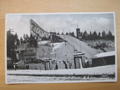 VANHA Postikortti Lahti 1950-l Alkup. Mallikappale
