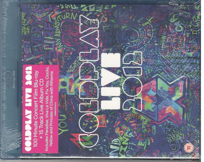 Coldplay - Live 2012 (Blu-ray + CD, 2012) vieraana Rihanna,