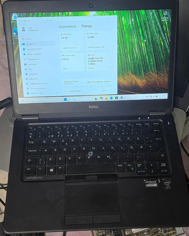 Dell E7450, i5-5300, 8Gb, 250Gb ssd, win11