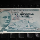 Iceland Islanti 100 Kronur 1961 P44 UNC - pikkukuva 1